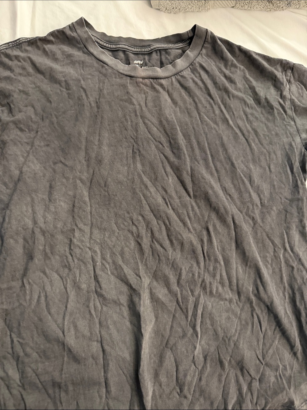 Women’s Crew Neck T-Shirt - Charcoal Gray